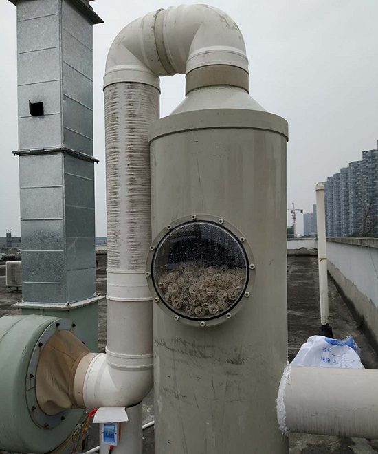 成都郫都區某企業廢氣處理